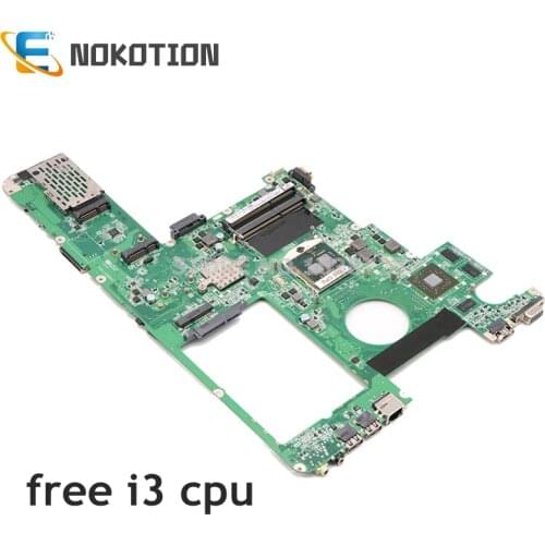 NOKOTION For Lenovo Ideapad Y560 laptop motherboard DAKL3AMB8G1 DAKL3AMB8D0 DAKL3AMB8E0 DDR3 HD5650M 1GB GPU Free I3 CPU