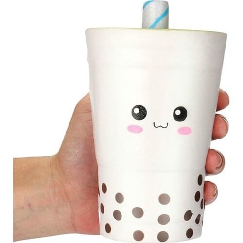 Jumbo Milk Cup Squishy Simulation Slow Rising Cream Scented Novelty Soft Squeeze Toys Stress Relief Funny Toy Gift for Children