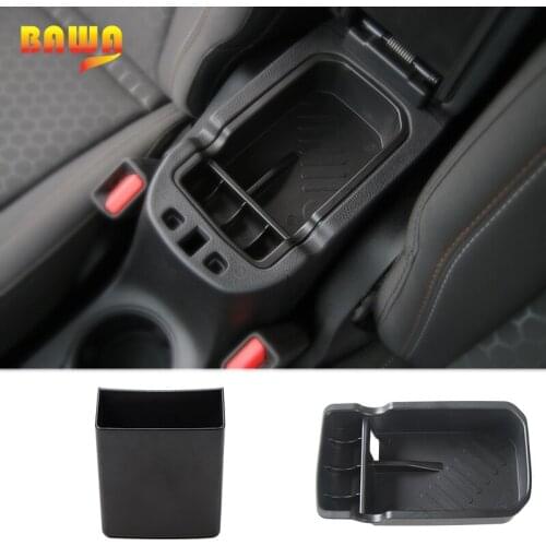 BAWA Armrest Storage Box Holder Container for Jeep Compass 2017 Car Interior Accessories