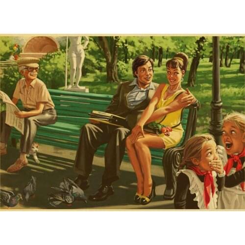 Stalin USSR CCCP Retro Poster Good Quality Printed Wall Retro Posters for Home Bar Cafe Room Canvas Painting Art Decorations