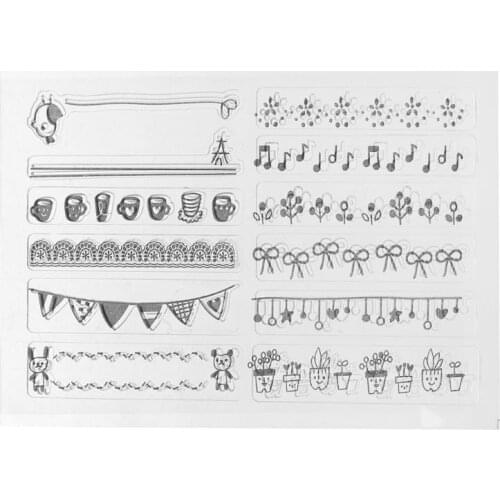 Musical Note Silicone Clear Seal Stamp DIY Scrapbooking Embossing Photo Album Decorative Paper Card Craft Art Handmade Gift