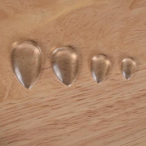 14-30mm Glass Water Drops Charms Pendant Cabochon DIY Accessories Droplets Flat Back Cabochons Cameo For Jewelry Making Supplies