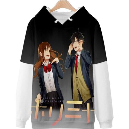 New Horimiya Miyamura Izumi Hori Kyouko Hoodie Cosplay Men Coat Childrens Boys Girl Sweatshirts