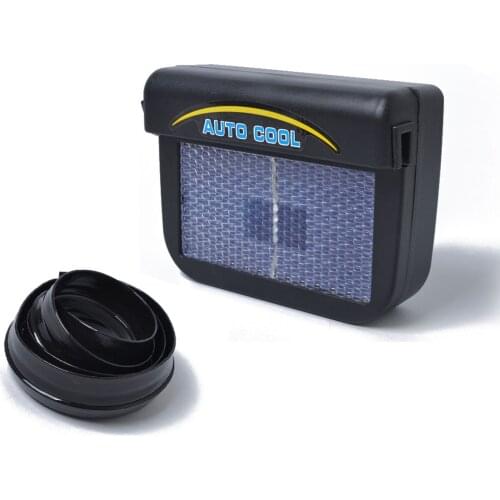Solar Power Window Fan Ventilator Auto Cool PET Air Vent Car Vent Window Cooling Fans Portable Car Air Conditioner Ventilation