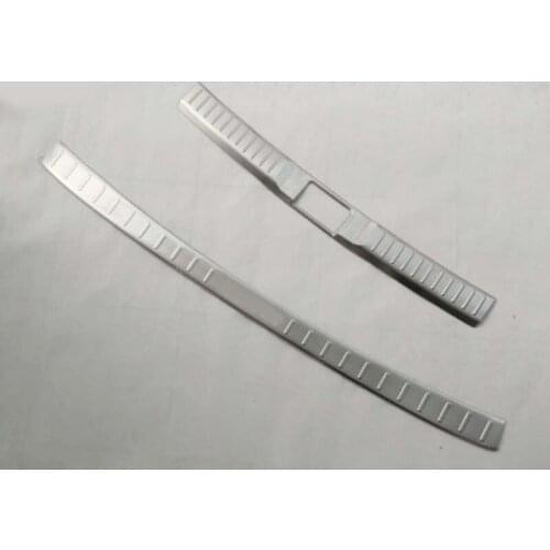 For Suzuki Vitara 2015 RearGuards Stainless steel car styling Rear bumper protector auto accessories 2pcs