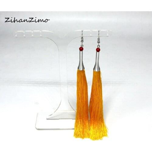 2018 Bohemian Long Tassel Earrings For Women Fashion Statement Dangle Earrings Ethnic Jewelry Brincos Pendientes