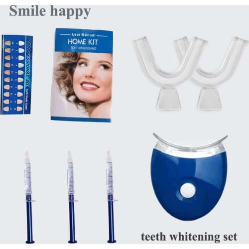 3pcs gel Teeth Whitening Kit Professional Peroxide Dental Bleaching System Oral Gel Kit Tooth Whitener Dental Equipment Bright