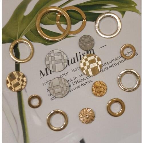 5pcs Metal Buttons for Sewing Scrapbook Jacket Blazer Sweaters Gifts Crafts Handwork Clothing