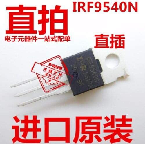 5/PCS NEW Direct Plug TO220 Brand NewOriginal Irf9540n P Channel Field Effect Tube