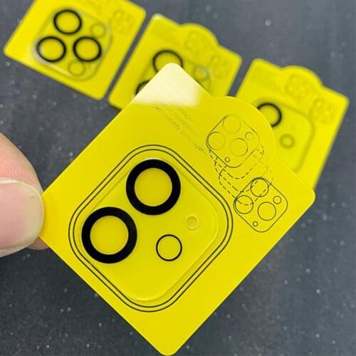 50PCS For IPHONE 12 pro max/11 Pro Max/11 pro/12 mini TOP 3D Full Covered Clear Back Camera lens Tempered Glass screen protector