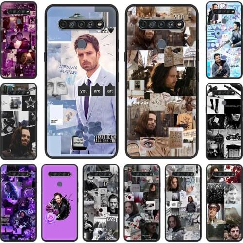 Phone Case for LG K41s K61 K50 G6 K40s K50s K40 G8 K51 G7 K52 K42 K71 Soft Silicone Black Cover Sebastian Stan Bucky Barnes