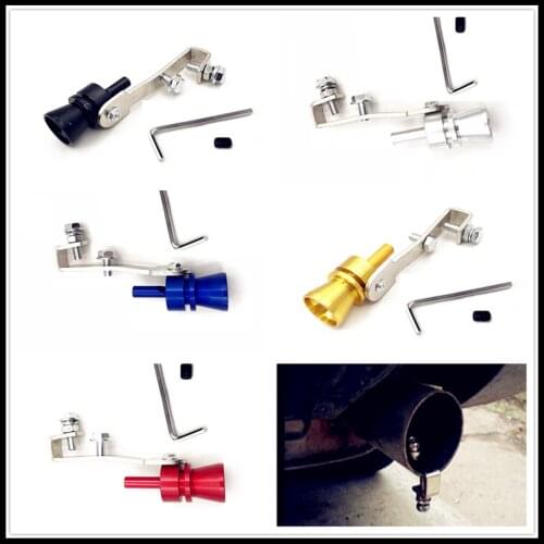 Car Turbo Exhaust Muffler Pipe Sound Whistle Simulator Accessories for Volkswagen VW B6 Jetta Mk5 MK6 Any Cars