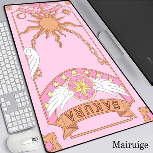 Card Captor Large Mouse Pad Extra Big Non-Slip Desk Pad Waterproof Desk Table Protector Gaming Mouse Mat for Game Office Work