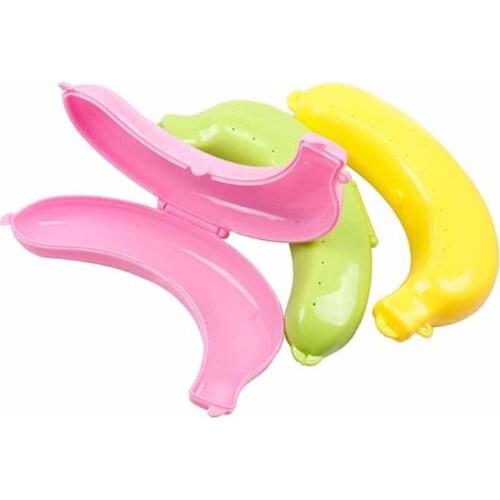 Fruit Banana Protector Box Baby Food Holder Case Lunch Container Storage Organizer Portable Outdoor Picnic Camping Accessory