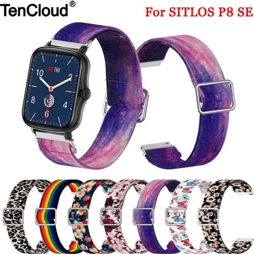 Elastic Strap For SITLOS 2020 P8 SE/Plus/Pro Watch Band For SITLOS V31/V23 Replacement Adjust Bracelet Smart Watch Accessories