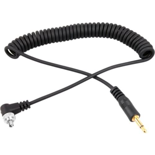 PC-3.5mm 3.5 mm Male PC Sync Flash Cable Camera PC Line 32-100cm JR Deals