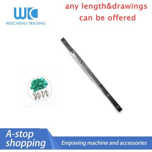 HR25 25mm 2pcs 100mm -1150mm HGR25 Square Linear Guide Rail for Slide Block Carriages CNC parts Router Engraving