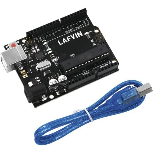 LAFVIN for UNO R3 Board ATmega328P ATMEGA16U2 Development Board With USB Cable for Arduino