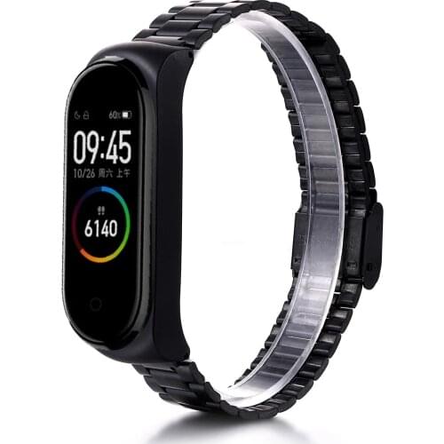 For the new millet wristband 3/4/5/6 metal strap stainless steel strap millet bracelet wrist strap unisex strap strap accessory