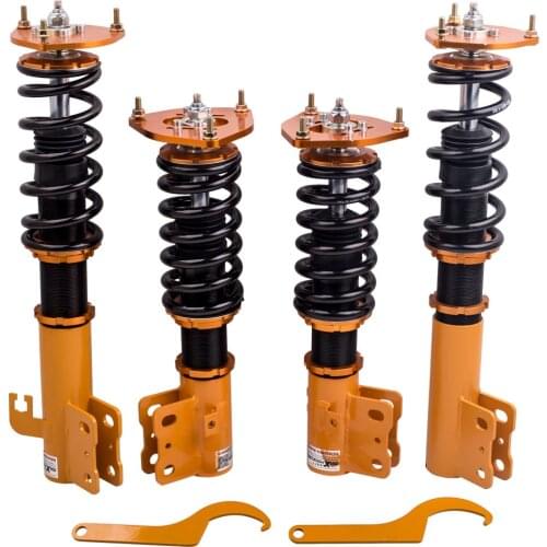 Coilovers Kit For Subaru Forester 1998-2002 Base Wagon 4-Door 2.5L Adjustable Damper 24 Ways Shock Absorber Set