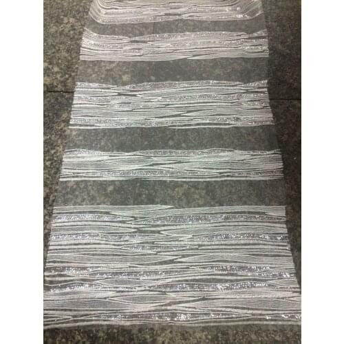 New SYJ-62433 african french net lace fabric with sequins the new product of tulle lace fabrics for wedding