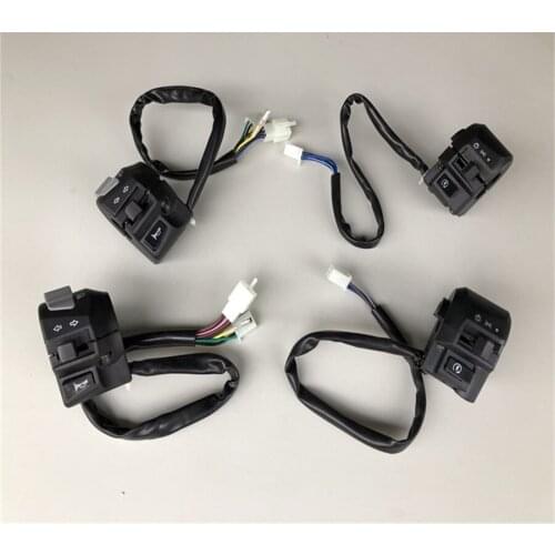 Motorcycle Switch Assy Hand push button switch for YAMAHA YBR125 YBR 125 YB125Z/P/E turning light and light wiper Ignition