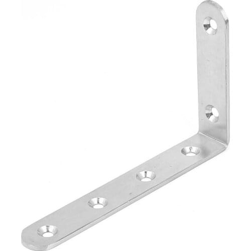 LIXF-125x75mm L Shape Stainless Steel Shelf Corner Brace Angle Bracket