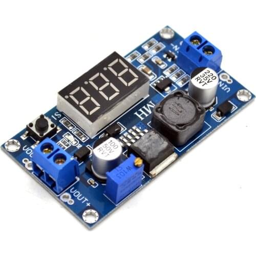 XL6009 DC-DC Digital Boost Step Up Power Supply Module Adjustable 4.5-32V to 5-52V Step-up Voltage Regulator With LED Voltmeter