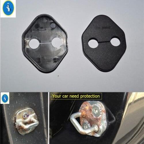Yimaautotrims Inner Door Lock Protector Cover Buckle Decoration Trim For Honda Civic 2014 2015 2016 2017 2018 2019 2020 Plastic