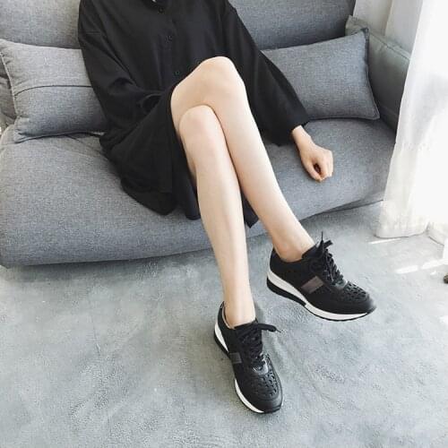 QWEDF 2019 Women Sneakers Vulcanized Shoes Ladies Casual Shoes Breathable Walking Mesh Flats Shoes scarpe donna X14-72