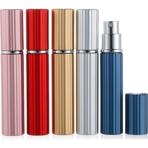 1Pcs Mini 6 Colors 8ML Mini Portable Spray Travel Perfume Bottle Colorful Refillable Perfume Atomizer Travel Bottle Accessories