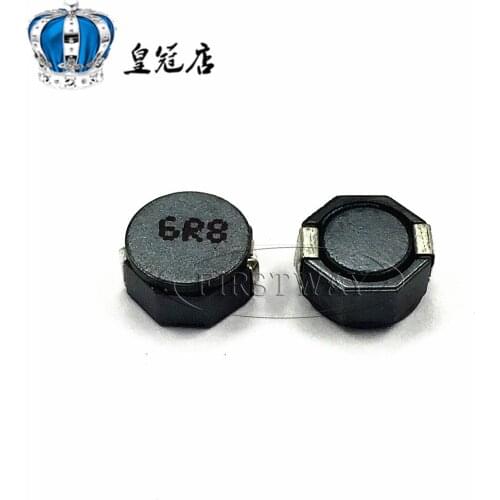 10pcs/SMD power inductors 8D43 6.8UH 4A word:6R8 PS8D43-6R8NT 8*8*4.3MM Shielding inductance