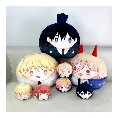 2021 Anime Chainsaw Man Hayakawa Aki Pochita Makima Power Gift Cute Plush Dango Dolls Toy 28cm Pillow Pendant Keychain Cosplay