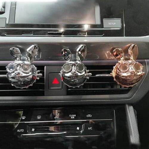 2021 Creative Rascal Rabbit Car Air Freshener Cool Fashion Perfume Scent Good Smell Special Car Fragrance Car Vent Diffuser