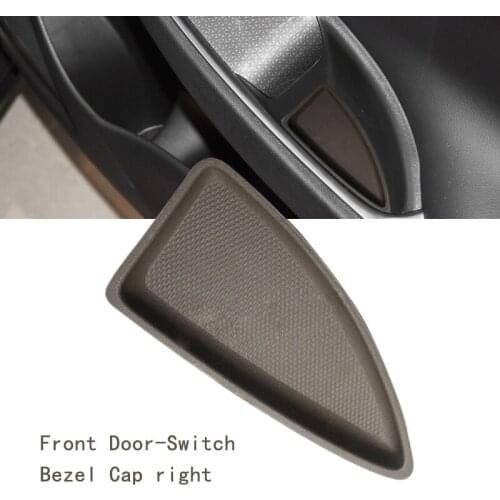 Car Front Right Door Switch Bezel Cap Bolt Cover Coffee 23451120 Fit for Chevrolet Malibu 2016 2017 2018