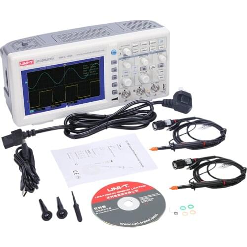 Uni-T 50MHz Digital Oscilloscope UTD2052CEX With 50MHz Bandwidth 2 Channel 1Gas/s