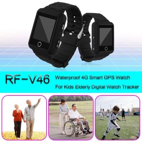 GPS Watch Tracker Children Smart Watch RF-V46 Real-time Tracking Emergency Call Voice Chat Setting Waterproof IP67 Track Device