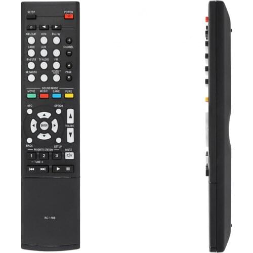 IR Replacement AV Receiver Long Remote Control Distance RC-1169 for DENON RC-1181 / RC-1168 / AVR-1513 / AVR-1612 / DHT-E251BA