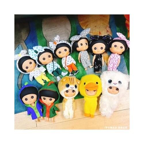 16cm Big Head IXDOLLS Doll With Clothes DIY Dressing Toy Cute Fashion Boy Girl BIG EYES Dolls