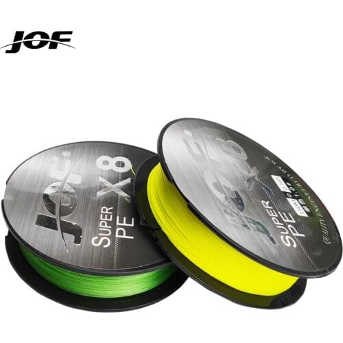 JOF 500M Fishing Line 8 Stand Pro Super 8 Slick Braided Power Japan PE Fishing Line Multifilament 0.14mm-0.50mm Stealth line