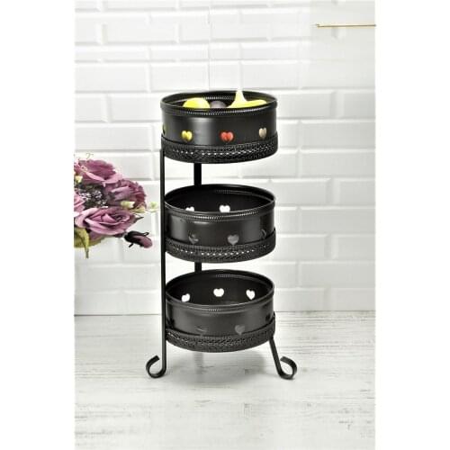 Metal Standing 3 Layer Crisper