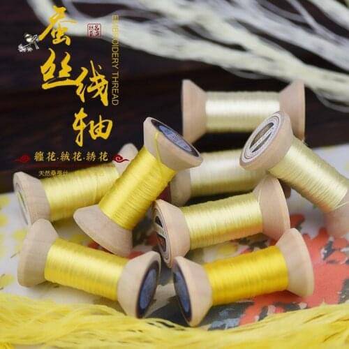 New Item Chinese 100% Silk Embroidery Thread Yarn embroidery floss for Sewing Article Wooden packing