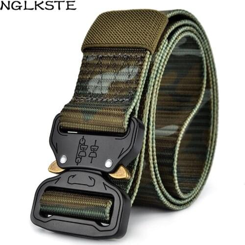 New outdoor dry belt tactical nylon belts jeans High-quality military training waist belt special soldier camouflage belts
