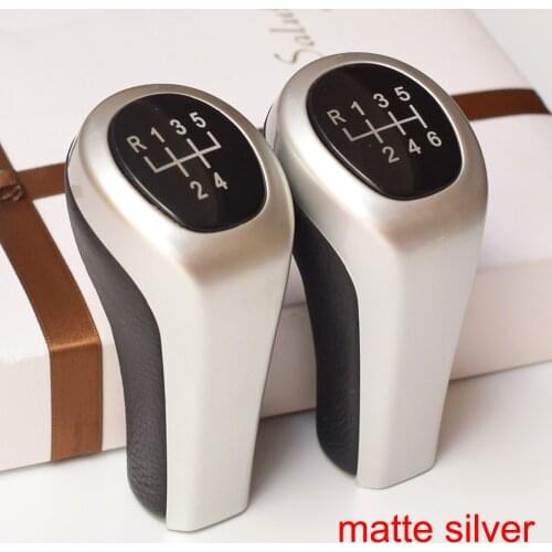 5/6 Speed MT Gear Shift Knob Head Stick Shifter Lever For BMW 1 Series E81 E82 E87 E88 F20 Gear head Car Accessories