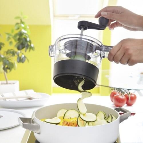 Hand Screw Vegetable Fruit Peeler Cutter Multifunction Kitchen Chopper Slicer Tools