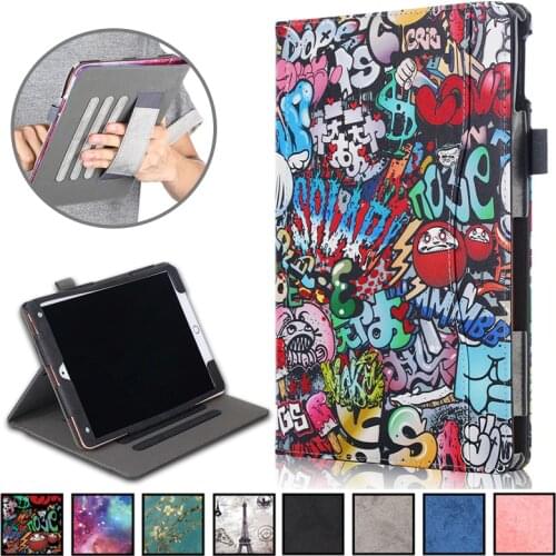 With Hand Holder for iPad 10.2 8 Generation 2020 Case iPad 8 PU Leather Cover Case for iPad 7th Gen 10.2 2019 iPad Air 3 10.5