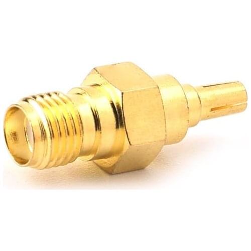 CRC9 Male Plug To SMA Female Jack RF Connector Coaxial Converter Adapter Straight H054
