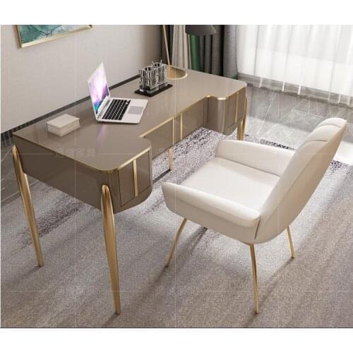 Desk Desk Stainless Steel Paint Home Computer Desk