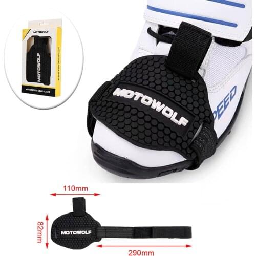 Universal Motorcycle Non-slip Gear Protector Shifter Shoe Boot Botas Scuff Mark Moto Wear-resisting Rubber Sock Shift Pad Cover