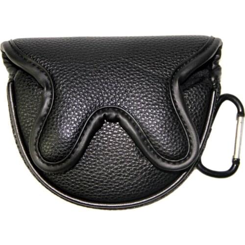 Waterproof Lightweight Golf Mallet Putter Headcover With Hook PU Leather